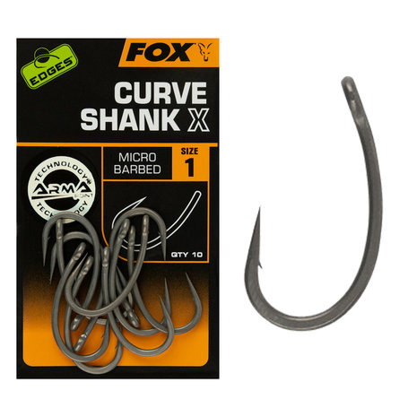 Fox Carp - Haken Edges Curve Shank X - Fox Carp