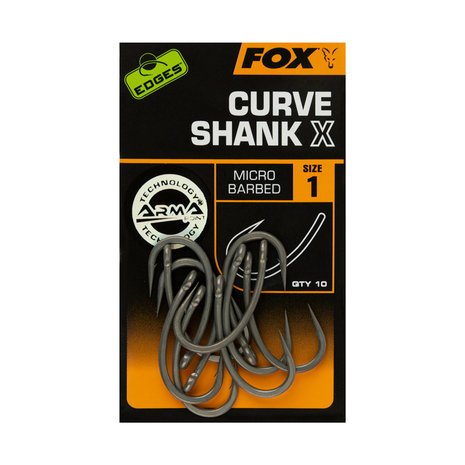 Fox Carp - Haken Edges Curve Shank X - Fox Carp