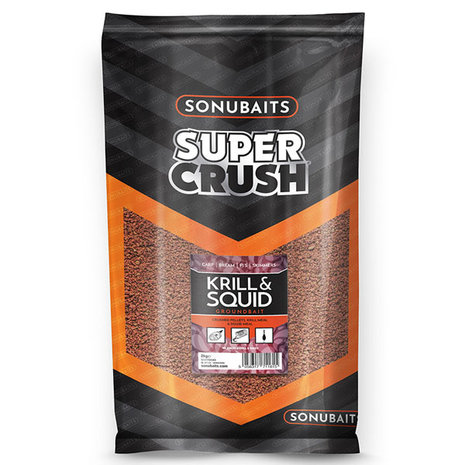 Sonubaits - Voeder Super Krush - Krill &amp; Squid Groundbait - Sonubaits