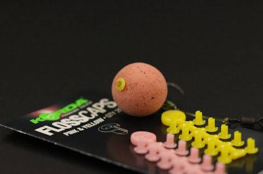 Korda - End Tackle Flosscaps Pink &amp; Yellow - Korda