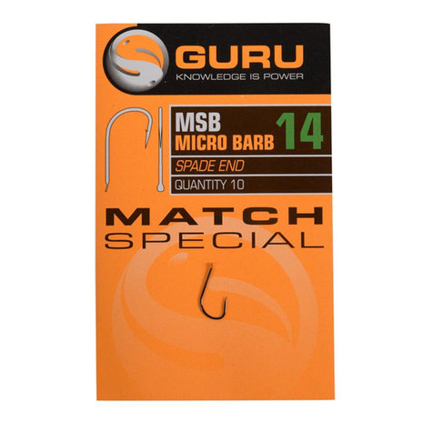 Guru - Haken MSB Micro Barb Spade End - Guru