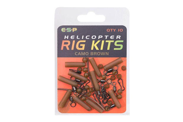 ESP - End Tackle Helicopter Rig Kits - Camo Brown - ESP