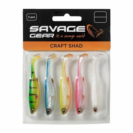 Savage Gear - Softbaits Craft Shad Dark Water Mix - Savage Gear