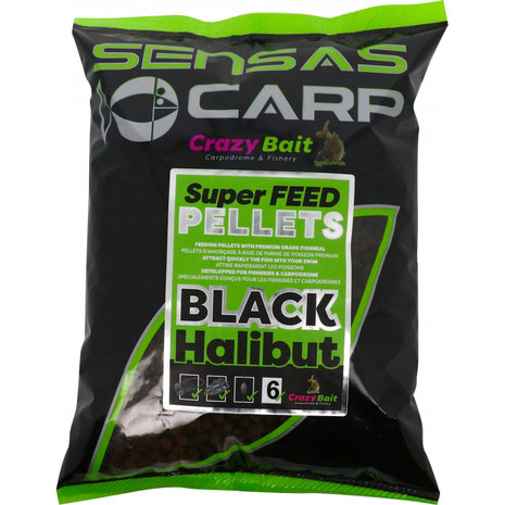 Sensas - Pellets Carp Super Feed Pellets Black Halibut - Sensas
