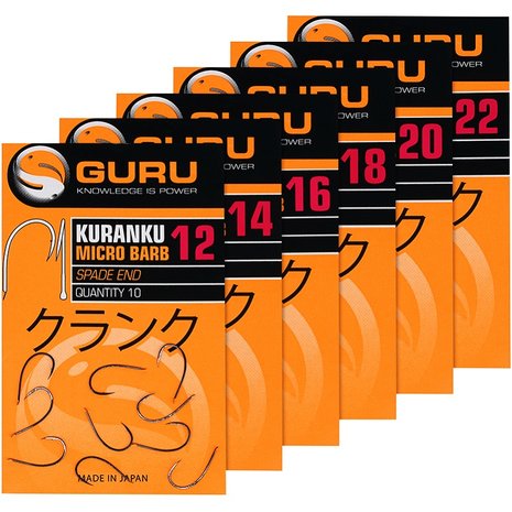 Guru - Haken Kuranku Micro Barbed - Spade End - Guru