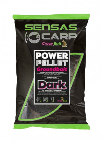 Sensas - Voeder UK Power Pellet Groundbait - Dark - Sensas
