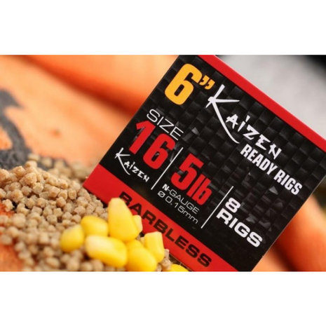 Guru - Onderlijn Kaizen Ready Rigs Barbless - 15cm - Guru