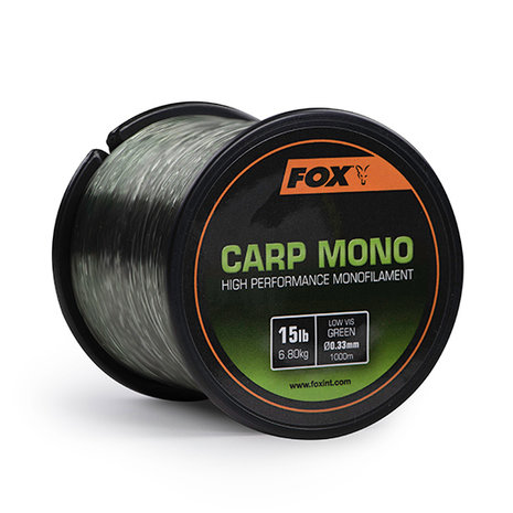 Fox Carp - Fil nylon Carp Mono Low Vis Green - Fox Carp