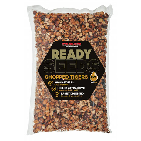 Starbaits - Partikels Ready Seeds Chopped Tigers - 1kg - Starbaits