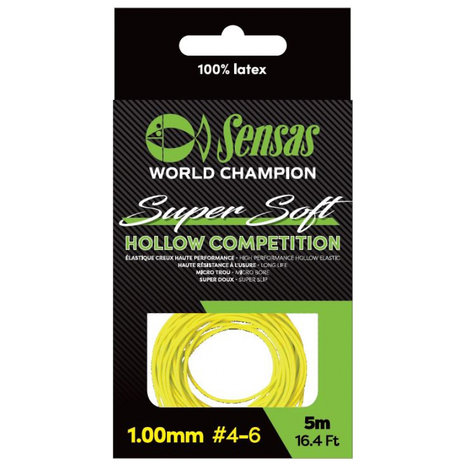 Sensas - Holle elastiek Hollow Competition Super Soft / 5m - Sensas