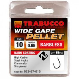 Trabucco - Hame&ccedil;ons Wide Gape Pellet Barbless - Trabucco