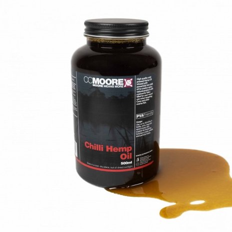 CC Moore - Chili Hemp Oil - 500ml - CC Moore