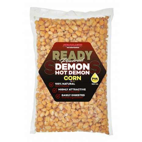 Starbaits - Partikels Ready Demon Hote Demon Corn - 1kg - Starbaits