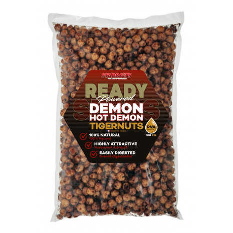 Starbaits - Partikels Ready Demon Hote Demon Tigernuts - 1kg - Starbaits
