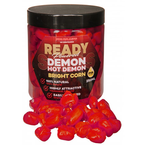 Starbaits - Partikels Ready Seeds Bright Corn Demon - 250ml - Starbaits