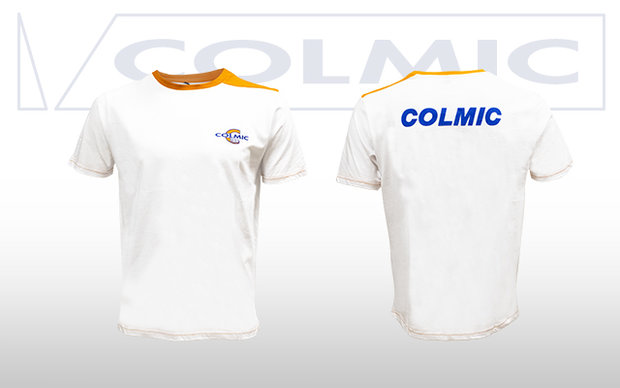 Colmic - T-Shirt White/Orange - Colmic