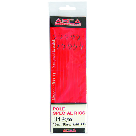 Arca - Onderlijnen Pole Special Rigs Barbless - 15cm - Arca
