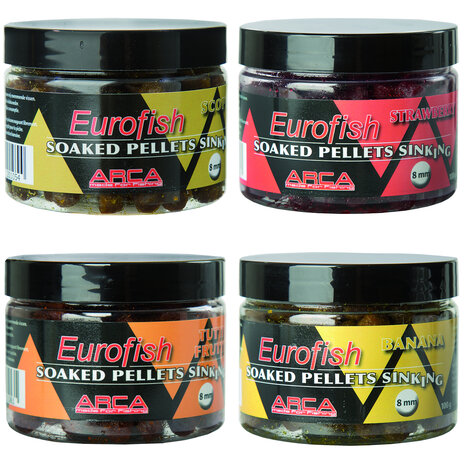 Arca - Pellets Eurofish Soaked Pellets Sinking 8mm - Arca