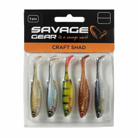 Savage Gear - Softbaits Craft Shad Clear Water Mix - Savage Gear
