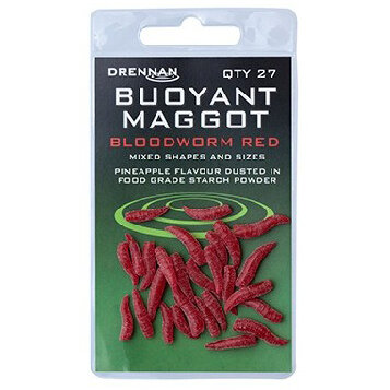 Drennan - Appât d'amorce Buoyant Maggot Bloodworm Red- Drennan
