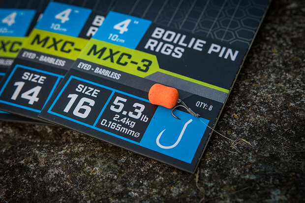 Matrix - Onderlijn MXC-3 Barbless 10cm Boilie Pin - Matrix