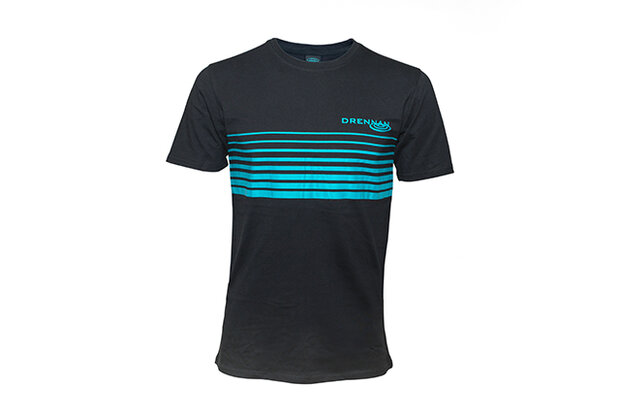 Drennan - T-Shirt Black Aqua - Drennan