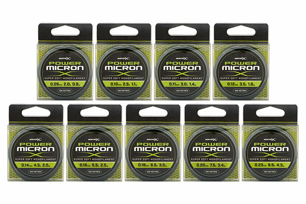 Matrix - Lijn nylon Power Micron X / 100m - Matrix