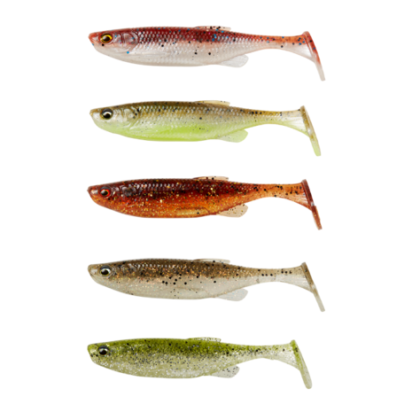 Savage Gear - Softbaits Fat Minnow T-Tail Clearwater Mix 10,5cm - 11gr - Savage Gear