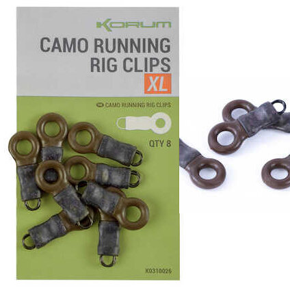 Korum - Camo Running Rig Clips - Korum