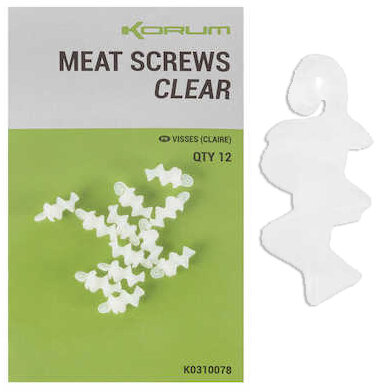 Korum - Meat Screws Clear - Korum