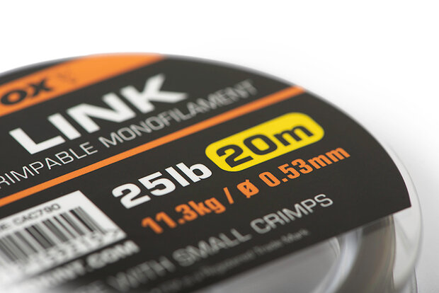 Fox Carp - Fil Nylon Edges Link Trans Khaki Mono 0.64mm/35lb - Fox Carp