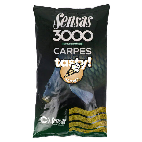 Sensas - Amorce 3000 Carp Tasty 1kg - Sensas3000 Carpix Tasty 1kg - Sensas