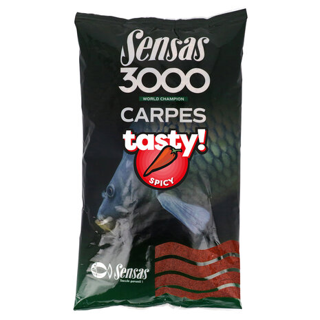 Sensas - Amorce 3000 Carp Tasty 1kg - Sensas3000 Carpix Tasty 1kg - Sensas