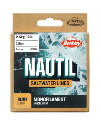 Berkley - Fil nylon Nautil Surf Mono 600m Turquoise - Berkley