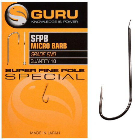 Guru - Hame&ccedil;ons SFPB Super Fine Pole Special Micro Barb - Guru