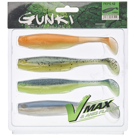 Gunki - Shads Peps II 9 Clear Water Kit - 9,0cm - Gunki