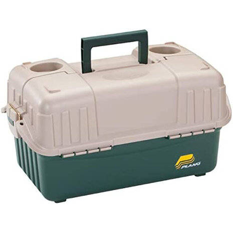 Plano - Six Tray Hip Roof Tacklebox Green / Sandstone - Plano