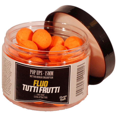 Dreambaits - Pop-ups Fluo Tutti Frutti  12mm- 50 gram - Dreambaits