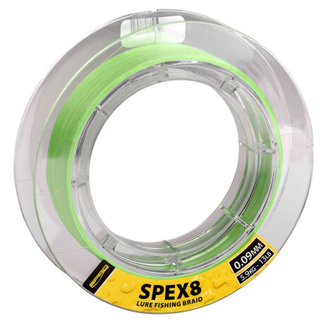 SPRO - Lijn gevlochten SPEX8 Braid Lime Green - 150m - SPRO