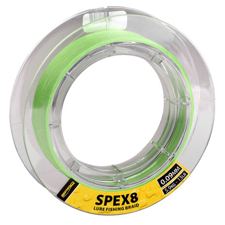 SPRO - Fil tresse SPEX8 Braid Lime Green - 150m - SPRO