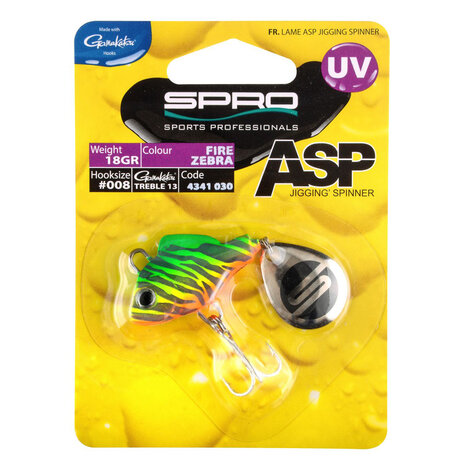 SPRO - Cuillers ASP Spinner UV 5gr - SPRO