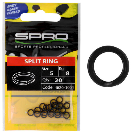 SPRO - Matte Black Split Ring - SPRO