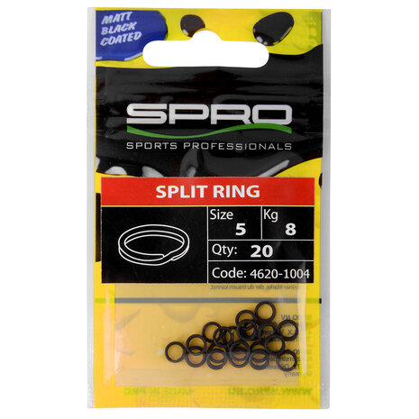 SPRO - Matte Black Split Ring - SPRO