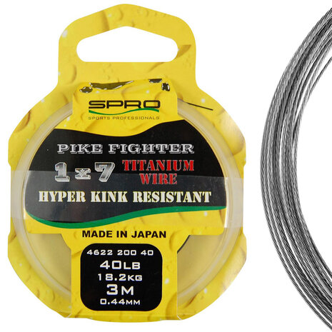 SPRO - Pike Fighter Titanium Wire - 3m - SPRO