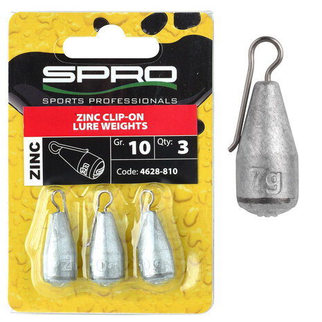 SPRO - Zinc Clip-on Lure Weights - SPRO