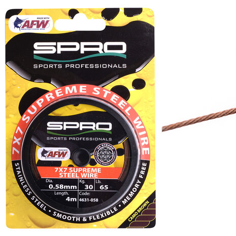 SPRO - 7x7 Supreme Steel Wire 4m - SPRO