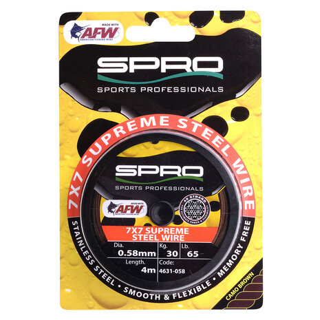 SPRO - 7x7 Supreme Steel Wire 4m - SPRO