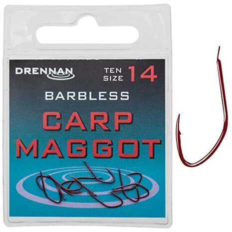 Drennan - Hame&ccedil;ons Carp Maggot Barbless - Drennan