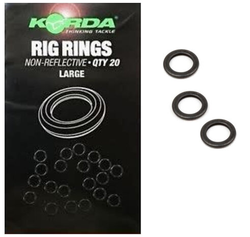 Korda - End Tackle Rig Rings Large - Korda