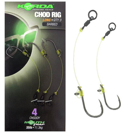 Korda - Hame&ccedil;on montes Chod Rig Barbed  - Korda